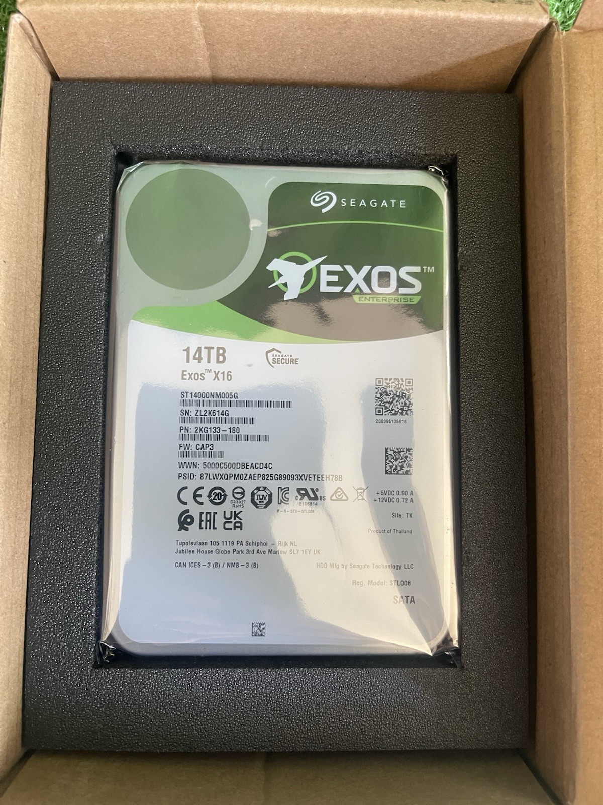 Seagate Exos Enterprise Exos X16 14TB 258MB 3.5 Inch Internal HDD Hard Drive