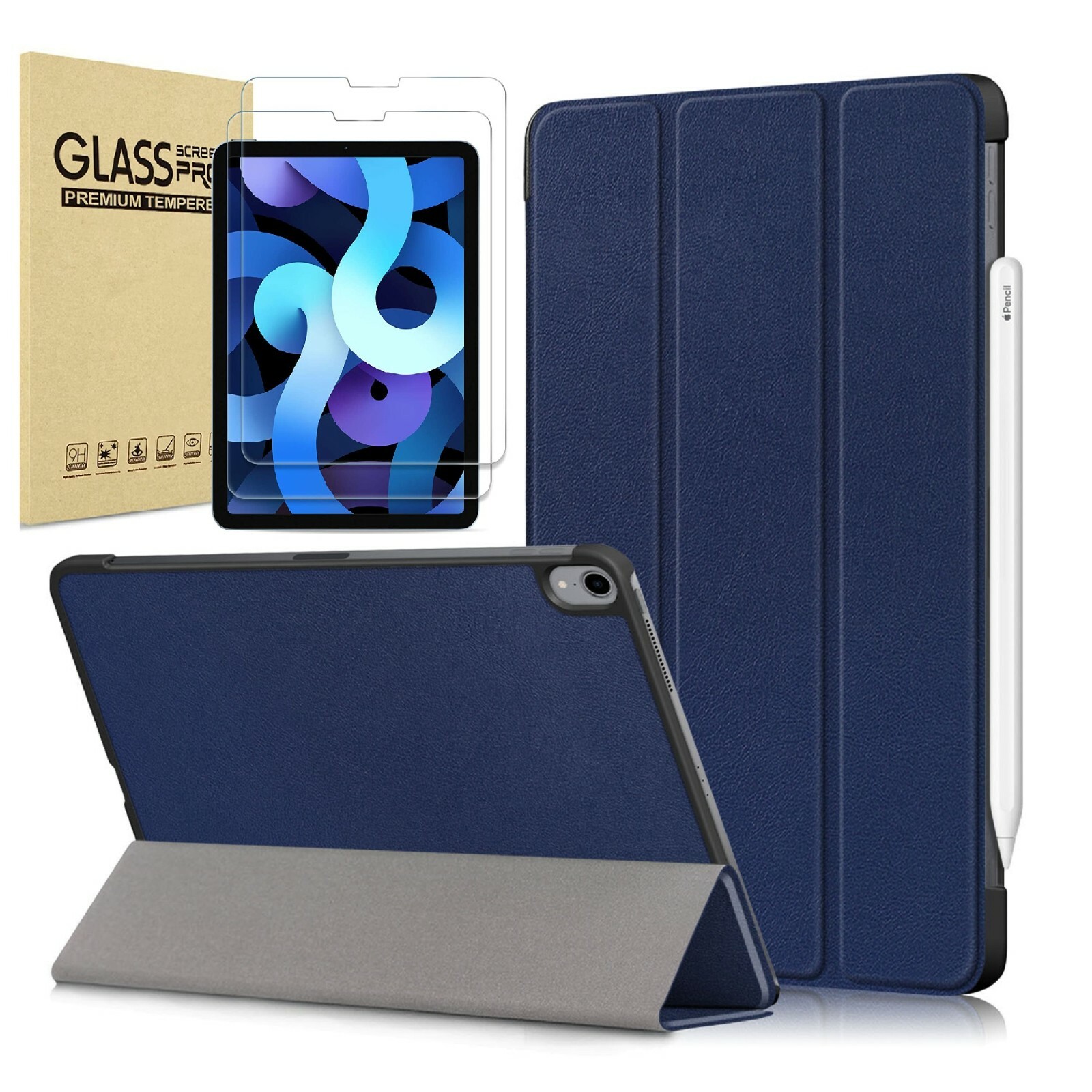 For Apple iPad Air 5/4th Generation 10.9-inch (2022/2020) Smart Stand Case Cover