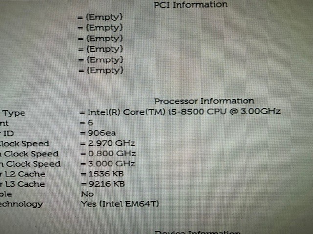 Dell OptiPlex 7060 Mini Tower Intel I5 8500 3.0Ghz 16GB 500GB DVDRW Linux