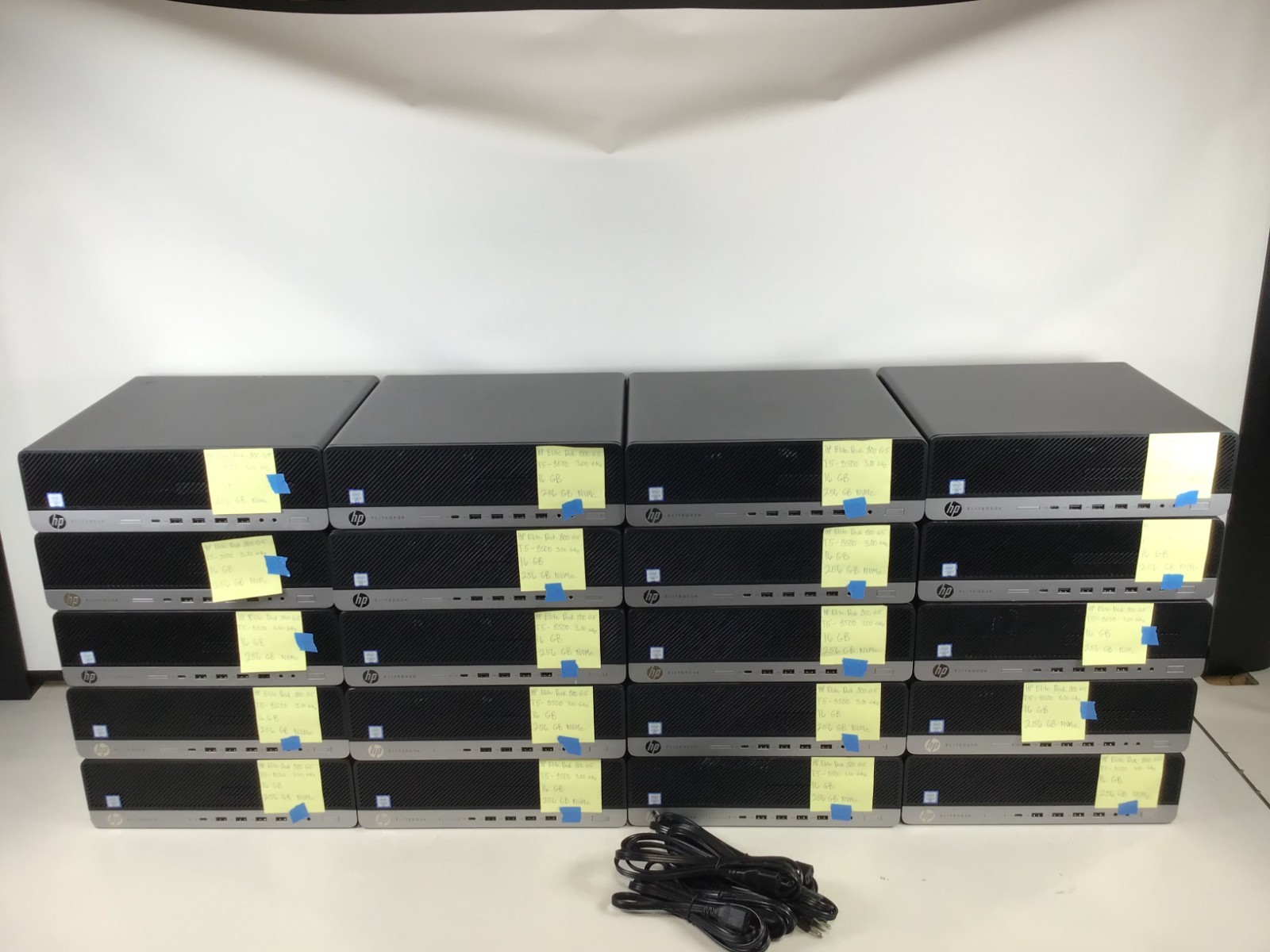 HP EliteDesk 800 G5 SFF i5-8500 3.00GHz CPU 256GB NVME 16GB RAM No OS w/ Power ~