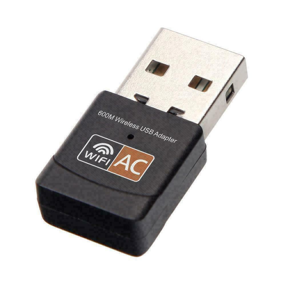 Wireless Lan USB PC WiFi Adapter Network 802.11AC 600Mbps Dual Band 2.4G / 5G #M