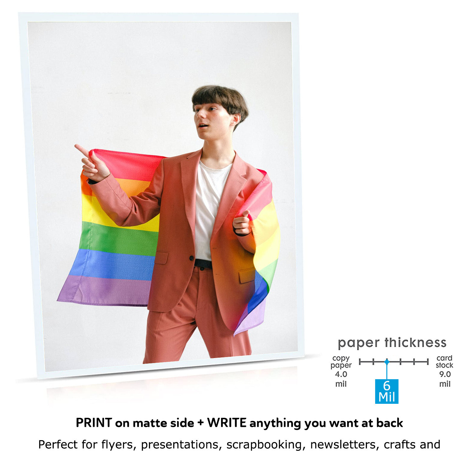 Koala Photo Paper 8.5×11 Glossy 100 Sheets 36lb 135g for Inkjet Printer Epson HP