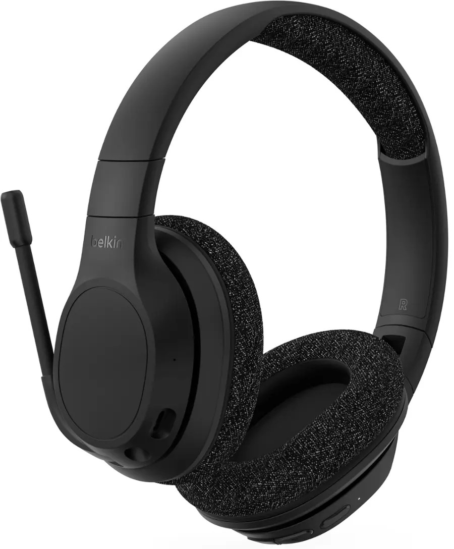 Belkin SoundForm Adapt Wireless USB-C Over-Ear Foldable Headset – Black in Box