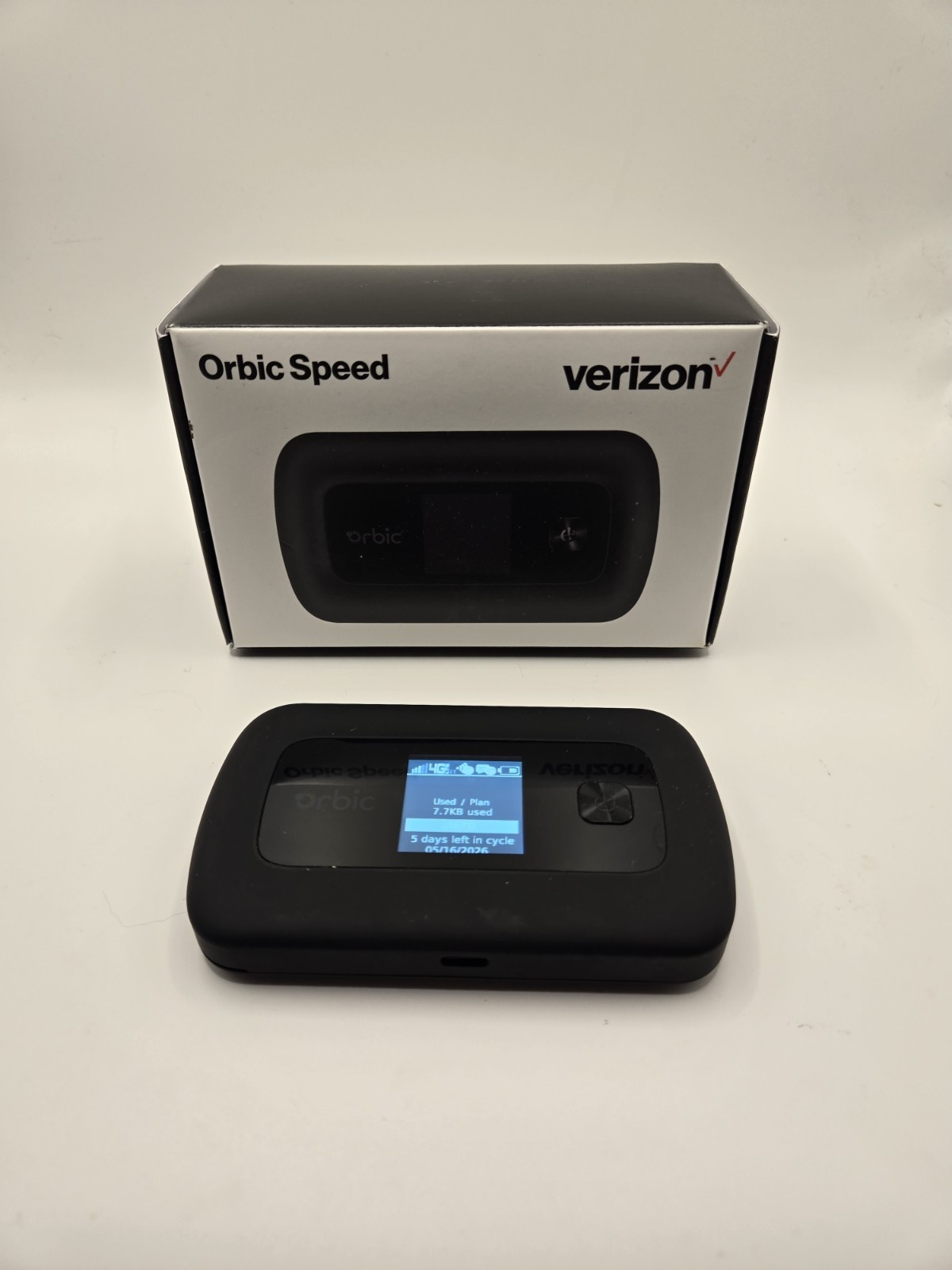 Verizon Orbic Speed Mobile Wi-Fi Hotspot 4G LTE ORB400LBVZRT