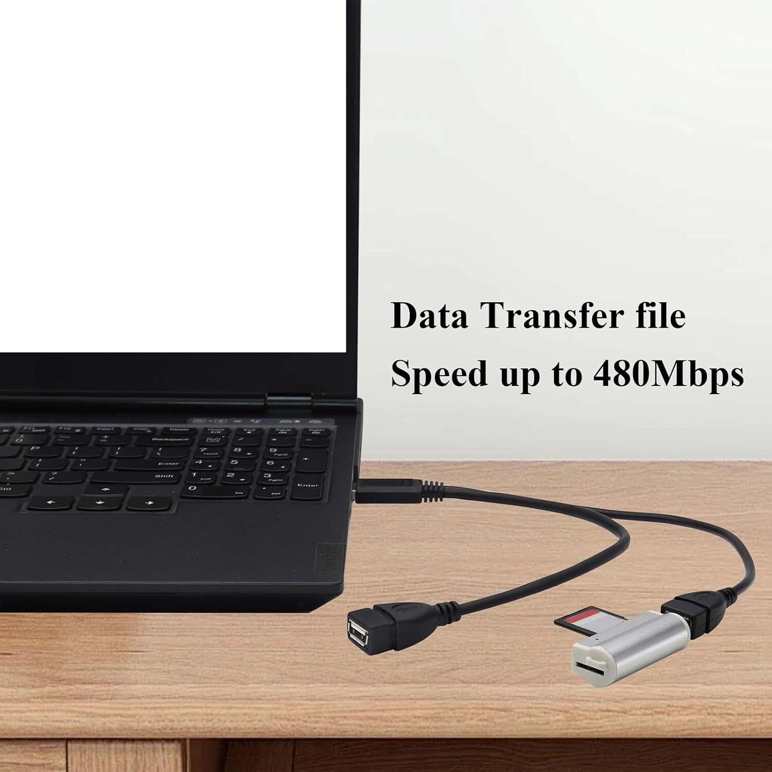 USB 2.0 A Male To 2 Dual USB Female Jack Y Splitter Hub Power Cord Adapter Cable