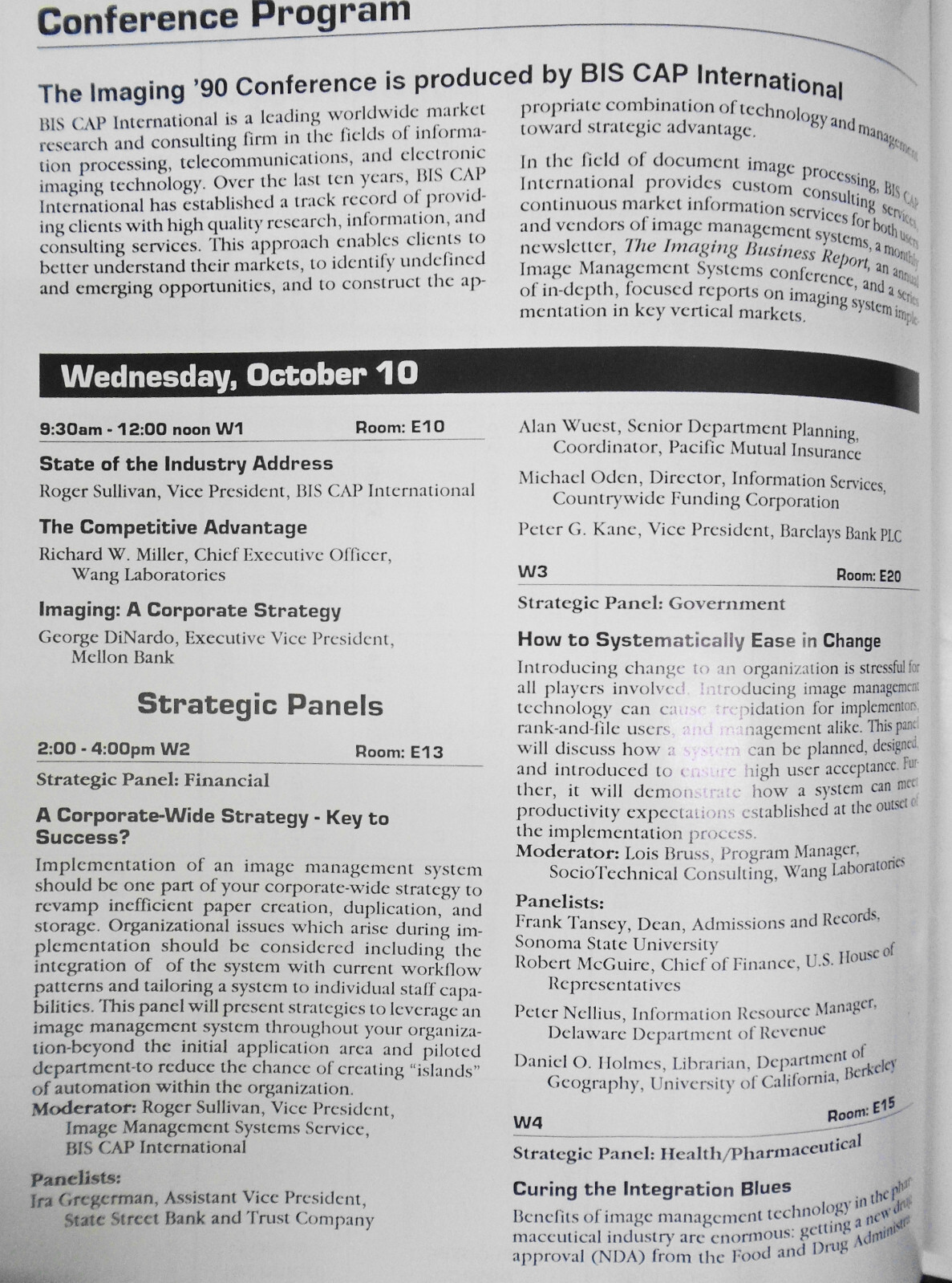 Imaging ’90, Official Directory & Buyer’s Guide – Oct. 1990 – Javits Center, NYC