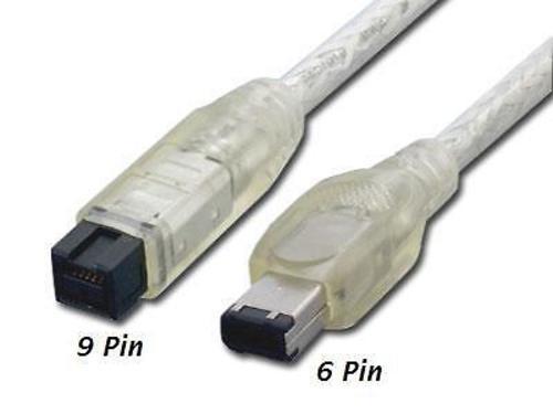 6 ft. IEEE 1394a 6 Pin to 9 Pin 1394b Firewire Cable