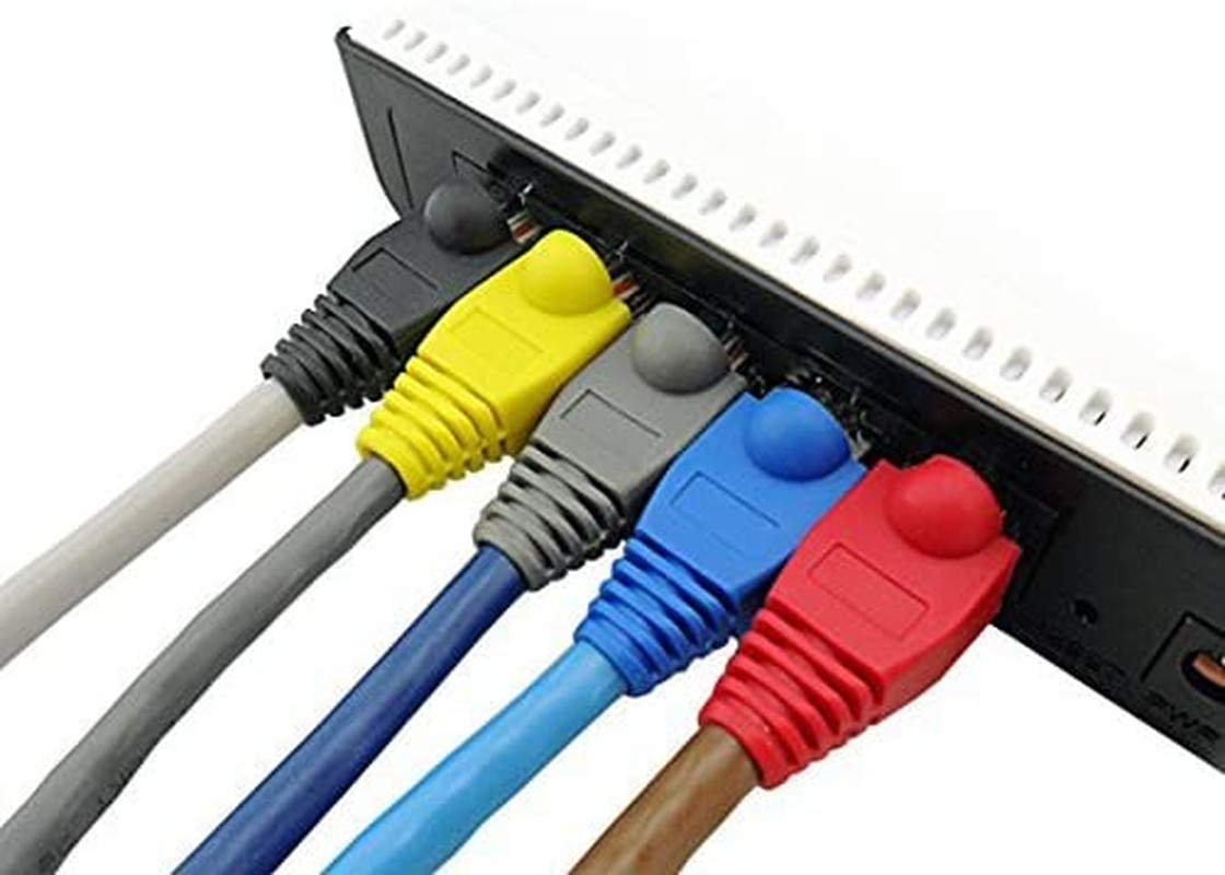 100 Pack RJ45 CAT6 CAT6E CAT5 CAT5E Ethernet Network Cable Strain Relief Boots C