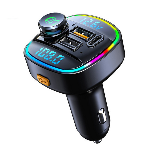 Bluetooth5.0 Wireless Car FM Transmitter MP3 AUX Receiver Adapter 2USB Charger