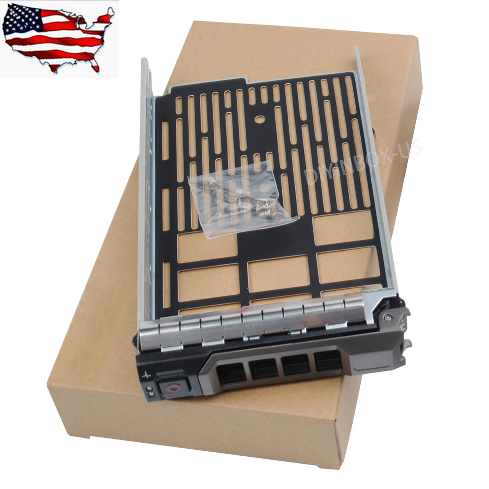 3.5″ SAS SATA Drive Caddy Tray KG1CH Fo Dell PowerEdge R310 R410 R510 R710 R810