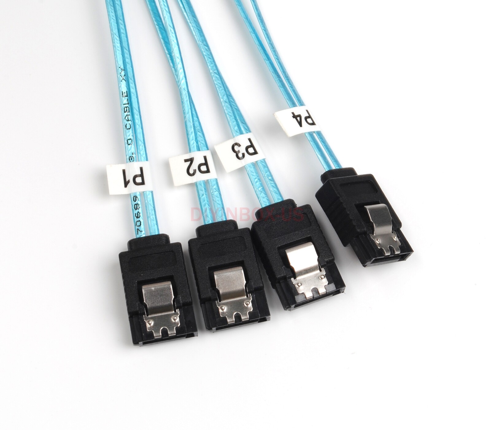 Lot Mini SAS SFF-8643 Target to 4 SATA 7pin Host Hard Disk Data Serve Raid Cable