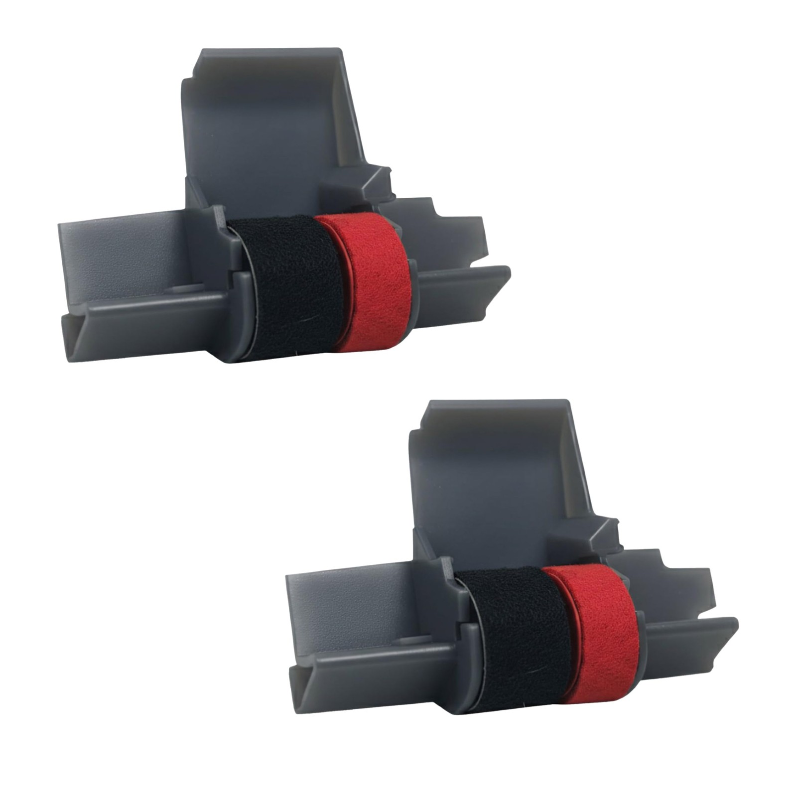 IR-40T x [2 Pack] IR40T Black and Red Ink Roller Ribbon Small,