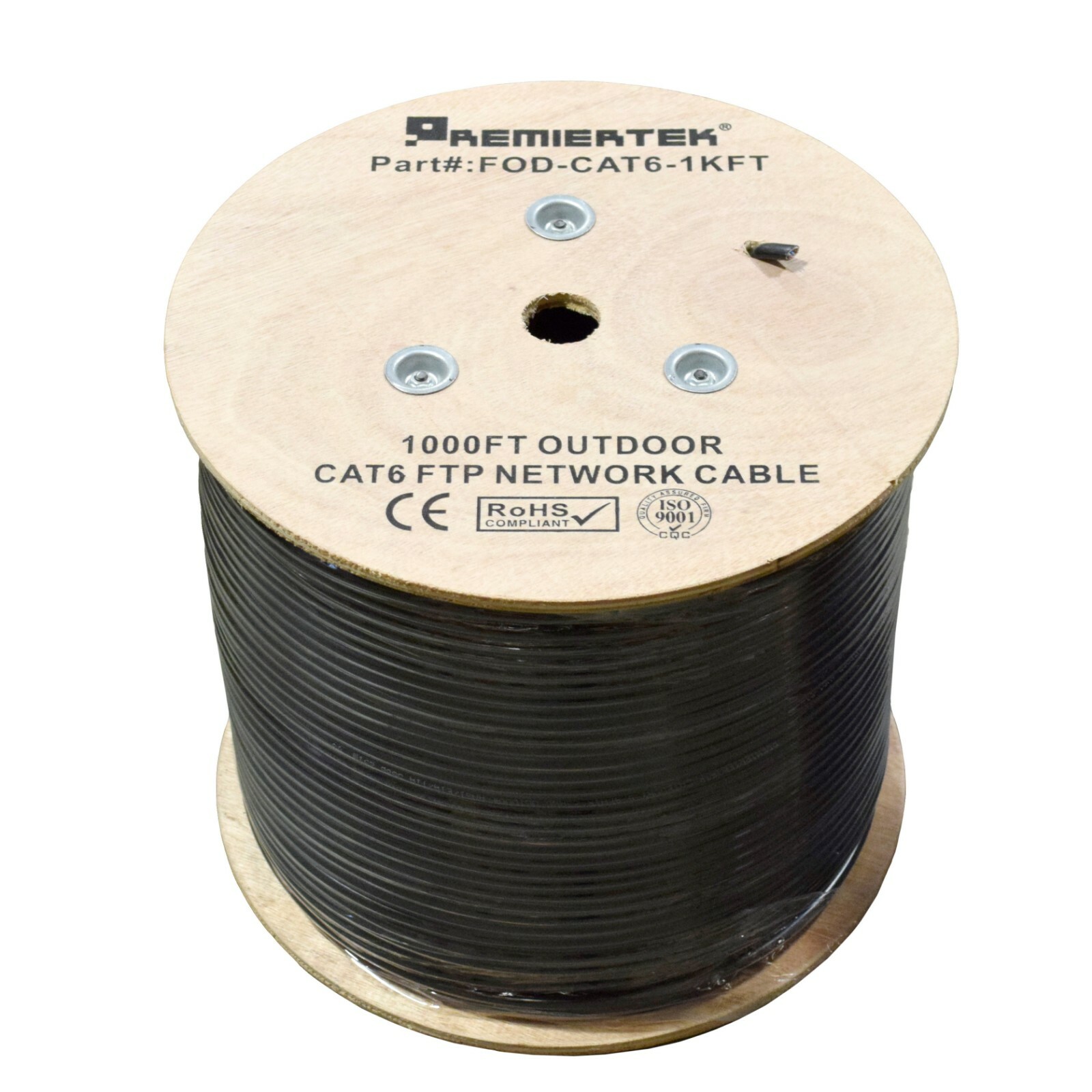 1000ft CAT6 UV Shielded FTP Waterproof Outdoor Direct Burial Network LAN Cable