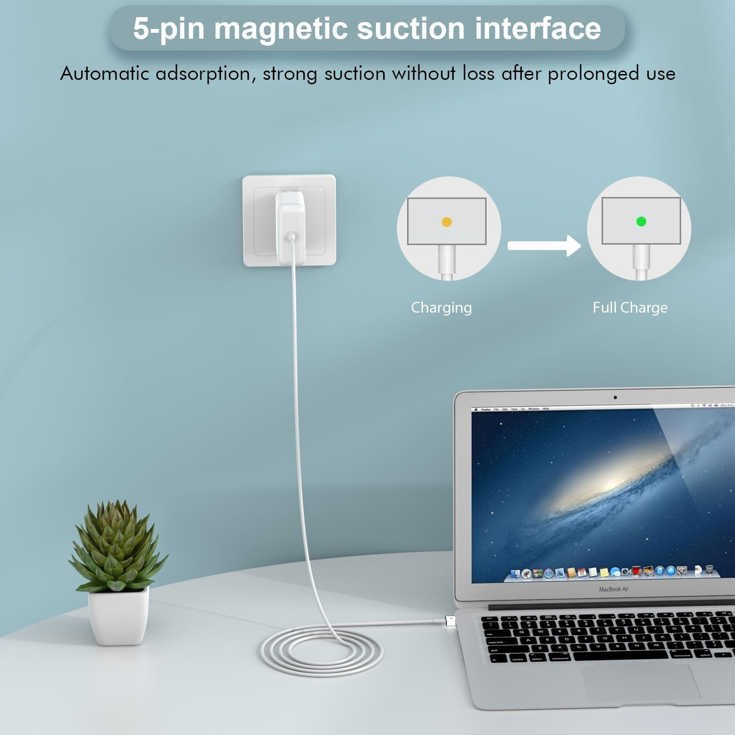 For 13″ Apple MacBook Air A1466 Adapter 2012 2014 15 2016 A1435 Notebook Charger