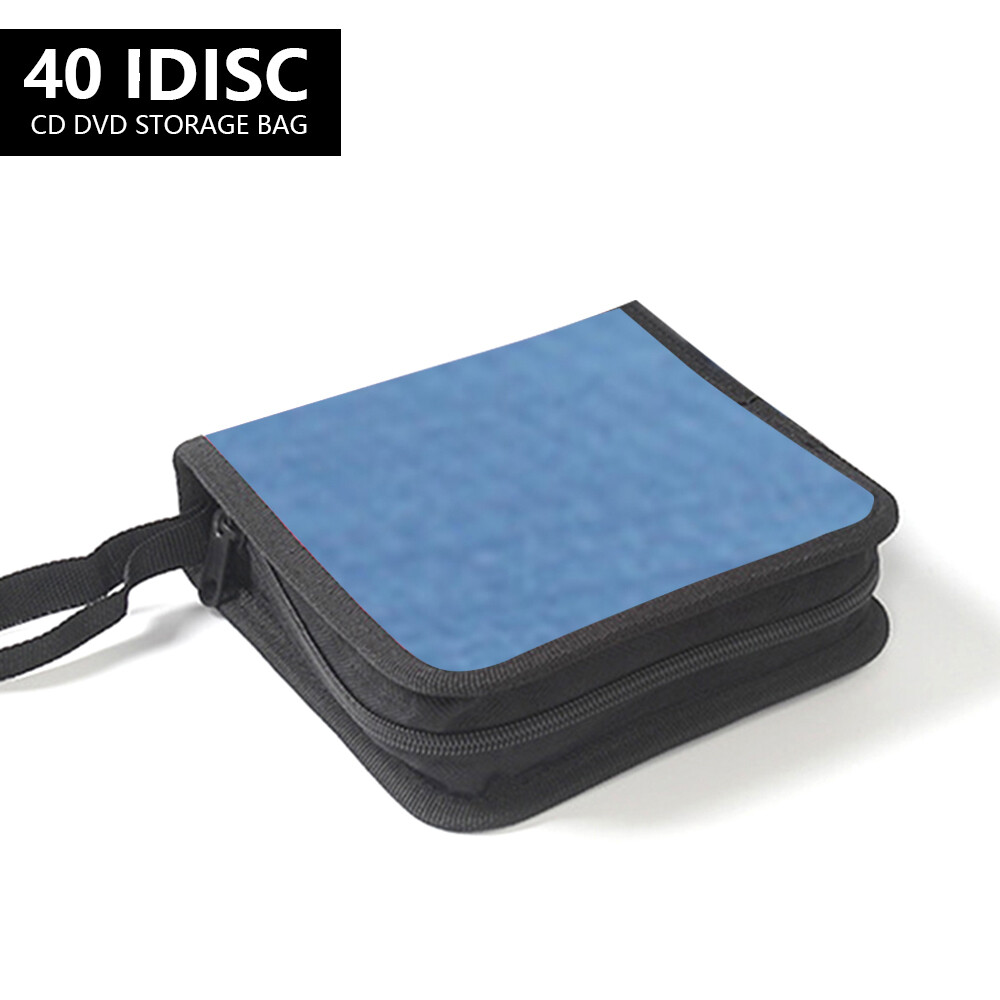 CD Case 40 Capacity CD/DVD Case Holders Wallet Nonwoven Fabric DVD Disc Storage