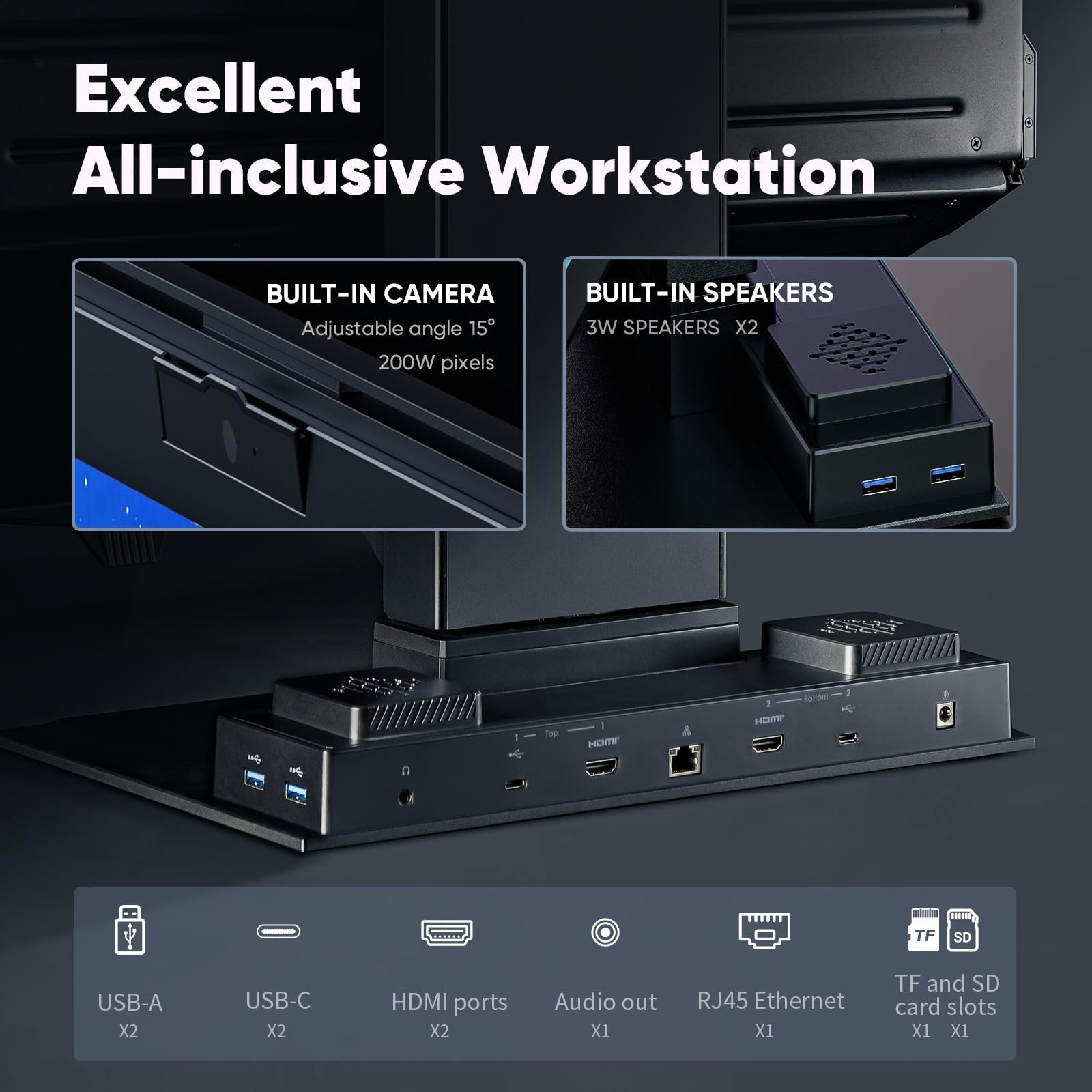 MP Mobile Pixels Geminos X (2 x 24 inch) Dual Stacked Computer Monitors