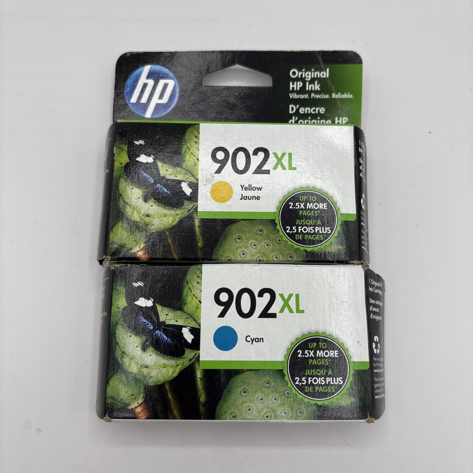 HP 902XL Cyan & Yellow High Yield Ink 2 Packs – Malaysia 2023