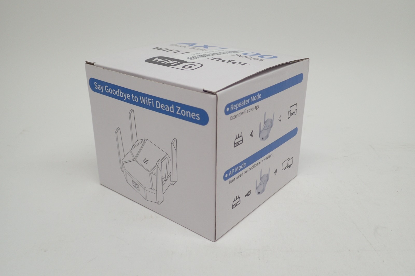 WiFi Extender 1200Mbps WiFi 6 Extender Signal Booster – Dual Band (2.4GHz 6Ghz)