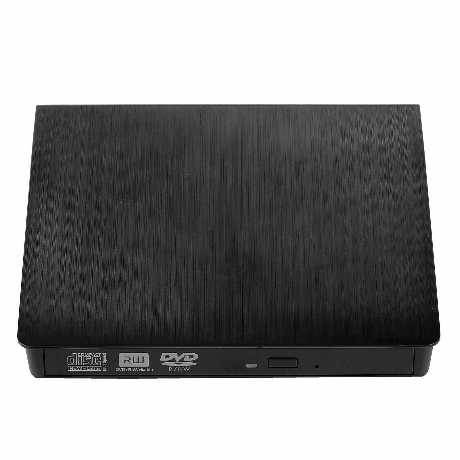 External CD DVD Drive For PC Laptop Windows 11 10 USB 3.0 Burner Reader Writer