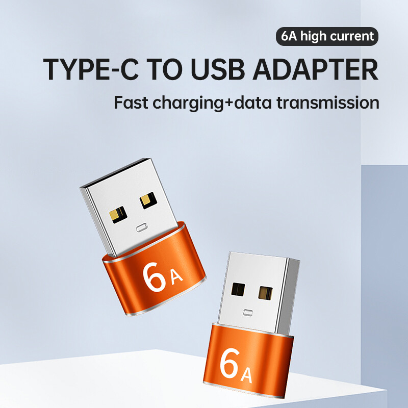 Type C to USB Adapter 6A USB-C Female to USB Type A male port converter adapter