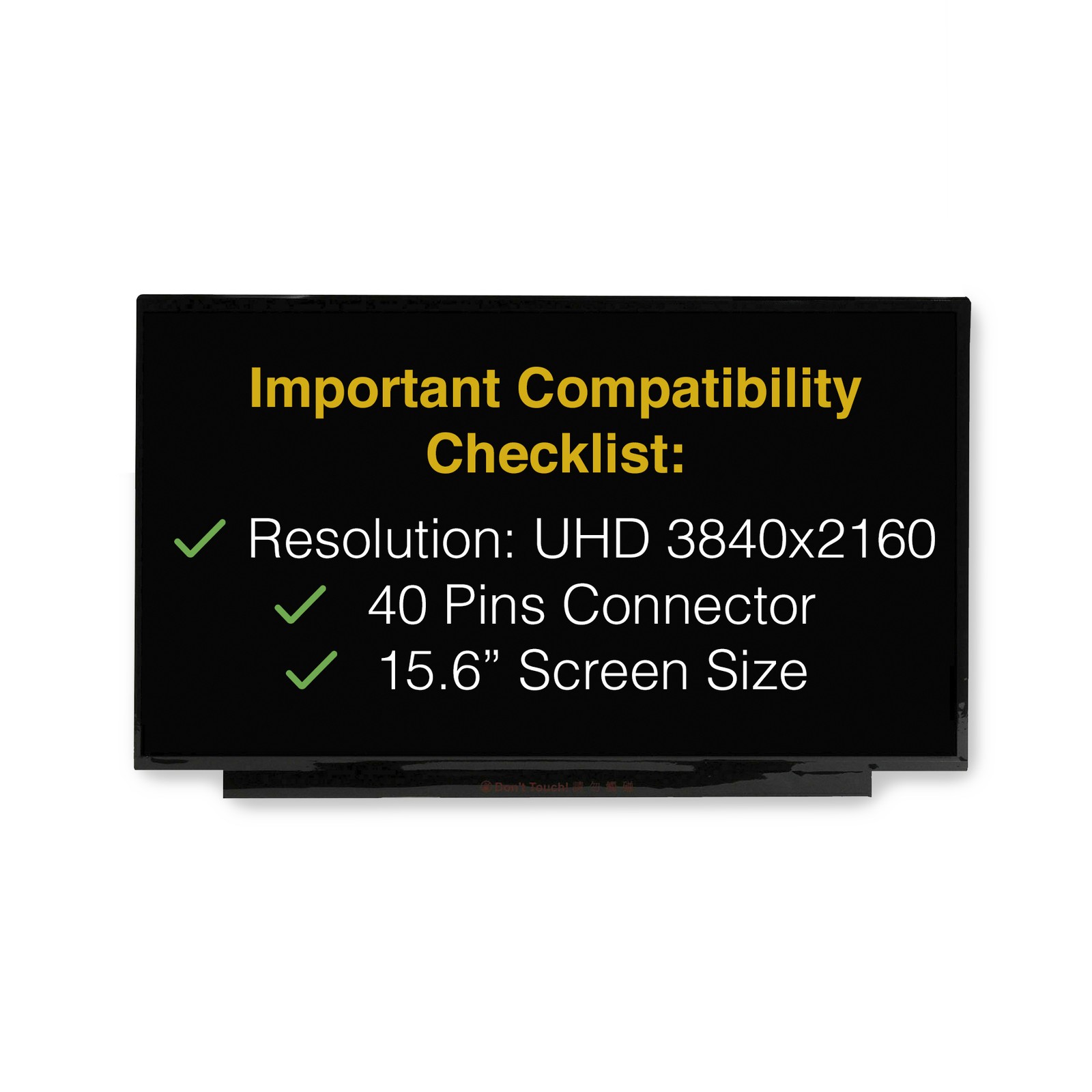 MNF601EA1-7 40 Pins UHD Screen Replacement LCD Display With Tools