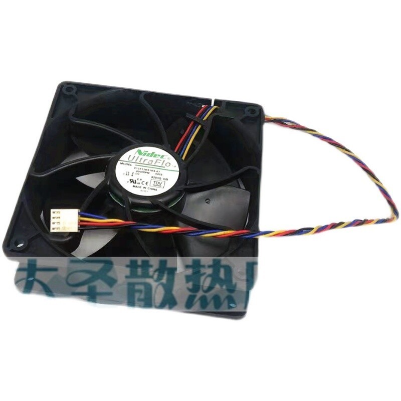 1pc Nidec Cooling Fan V12E12BS1B5-07 12V 1.85A 4-wire 120*120*38mm FastShipping