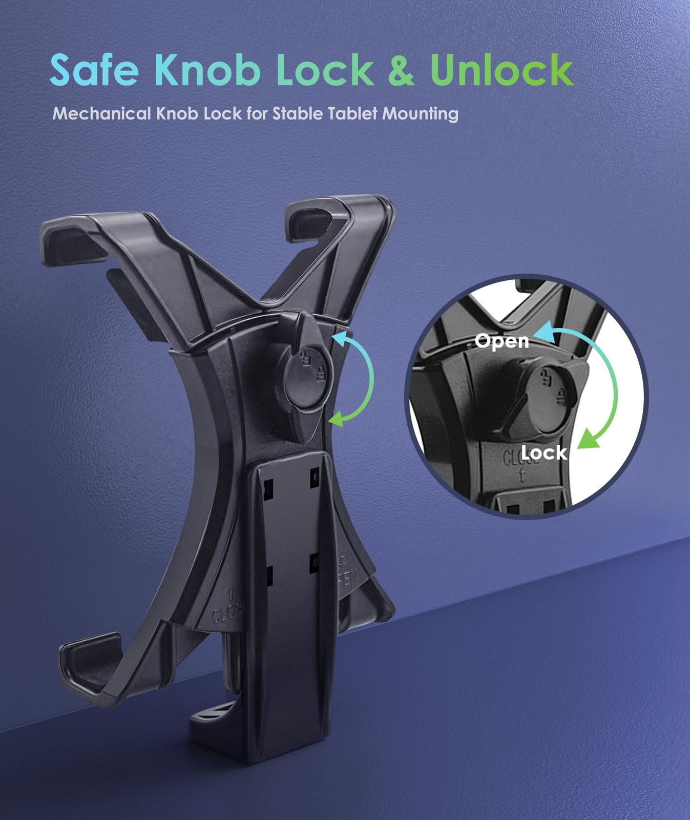 Ipad Tripod Mount Adapter With 360 Rotatable Ball Head Ipad Holder For Tripod Fi