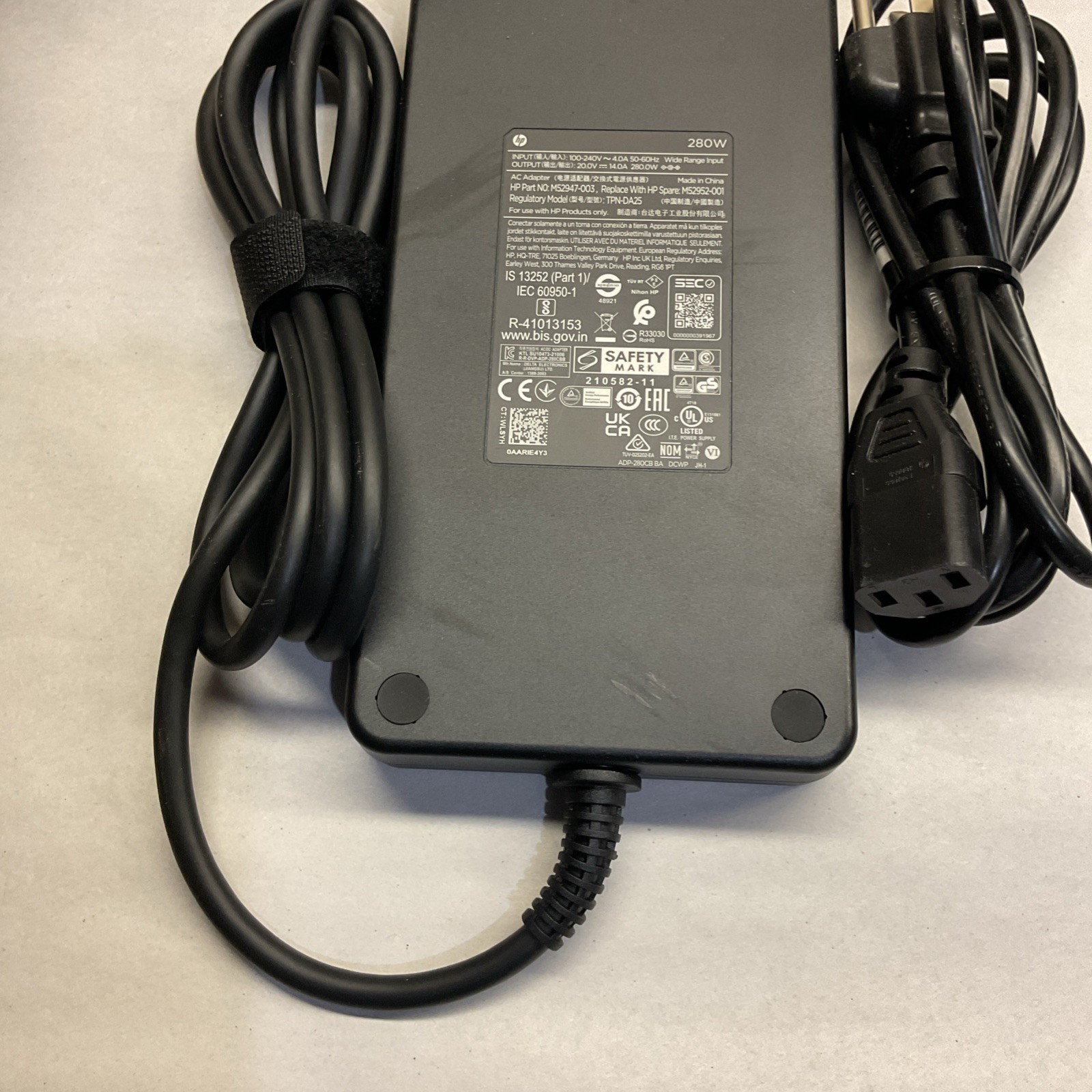 Original AC Adapter Charger for HP 280W 20V 14A TPN-DA25 M52947-003 M52952-001