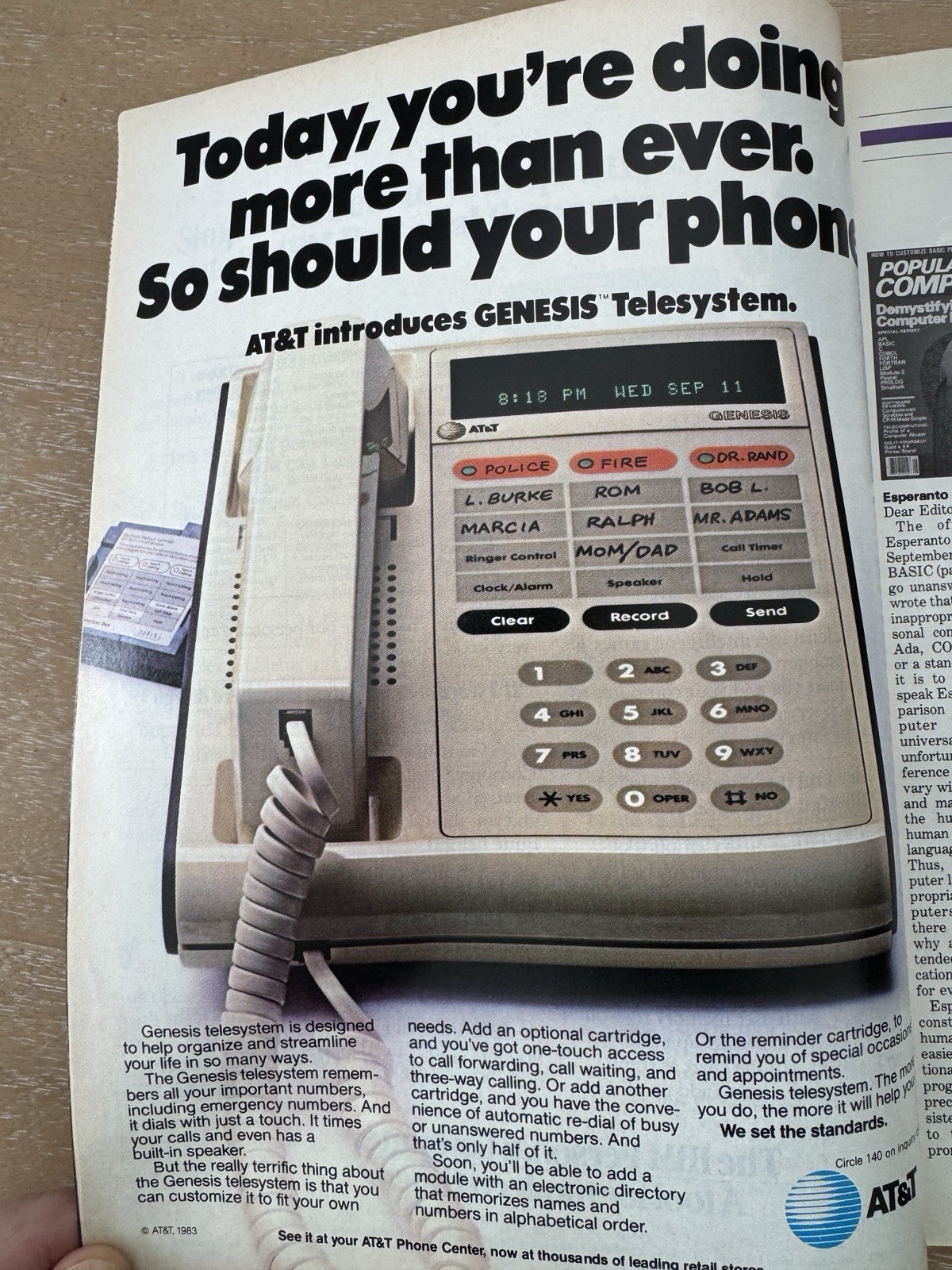 DEC 1983 POPULAR COMPUTING MAGAZINE IBM Peanut vs MAC Joystick Buyer’s Guide etc