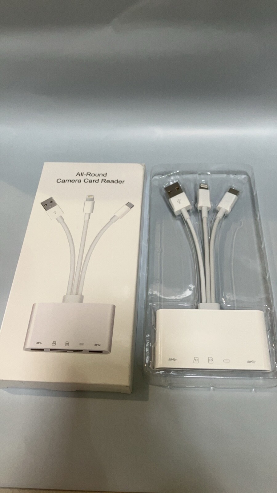 5 in 1 Memory Card Reader USB 3.0 OTG Adapter SD Card Reader For iPhone/iPad