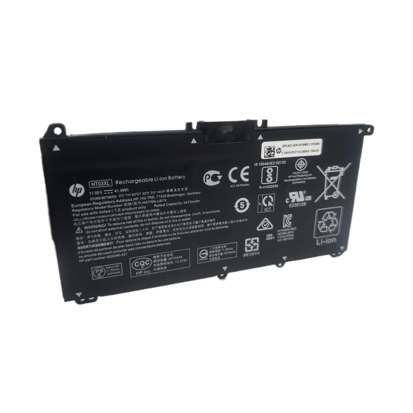 Genuine OEM HT03XL Battery for HP Pavilion L11421-2C2 L11119-855 15-CS 15-DA New