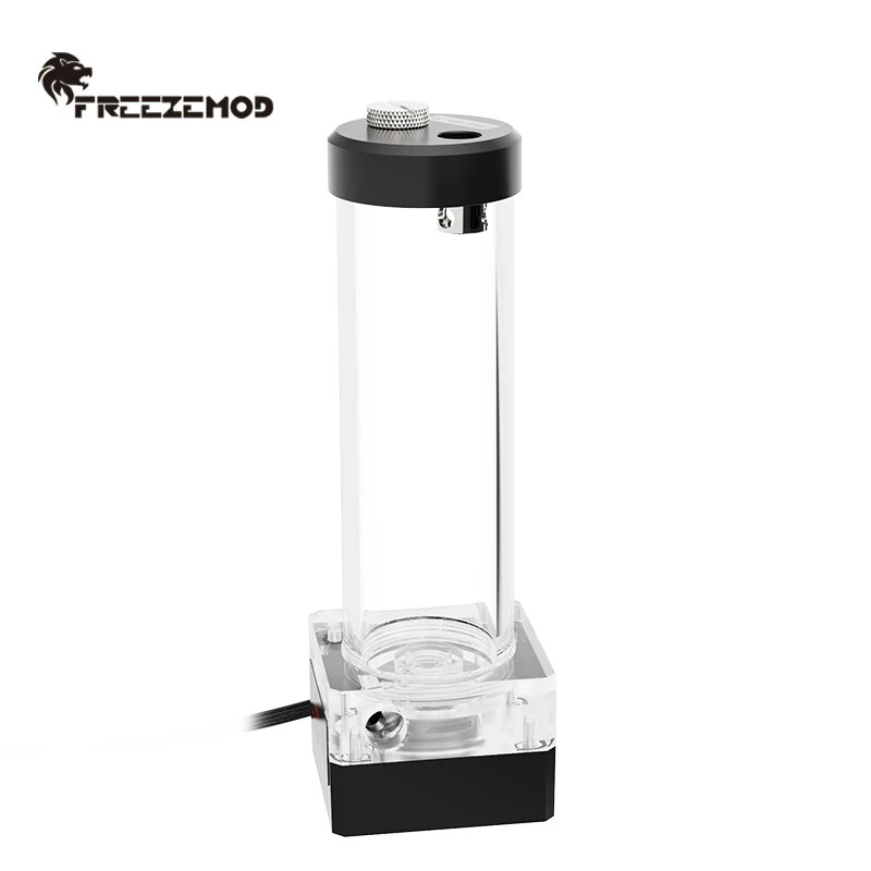 FreezeMod 100mm 150mm 200mm Reservoir with Pump 550L/H G1/4″ for Water Cooling