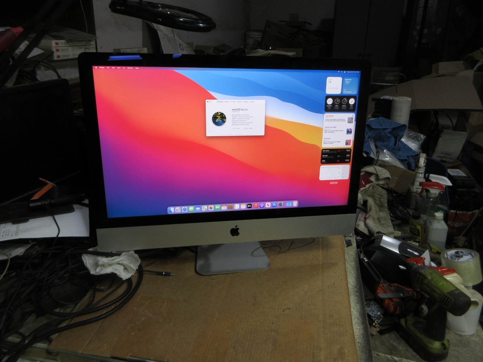 Apple iMac 27″ 5K Retina 2020 i5 3.3GHz, 16 GB RAM, 2TB SSD,GPU 5300 4GB OS X