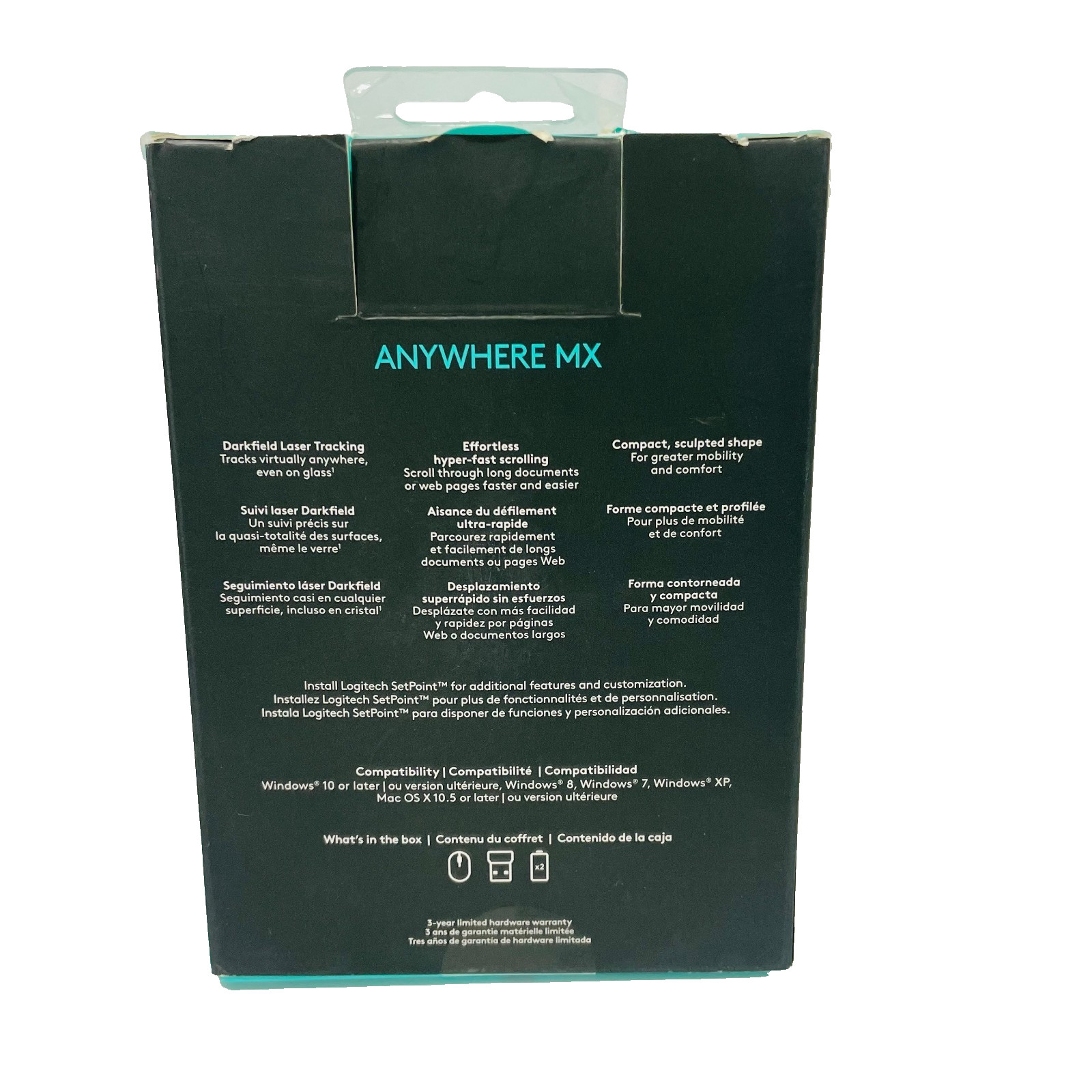 Logitech Anywhere MX Wireless Mouse – Black