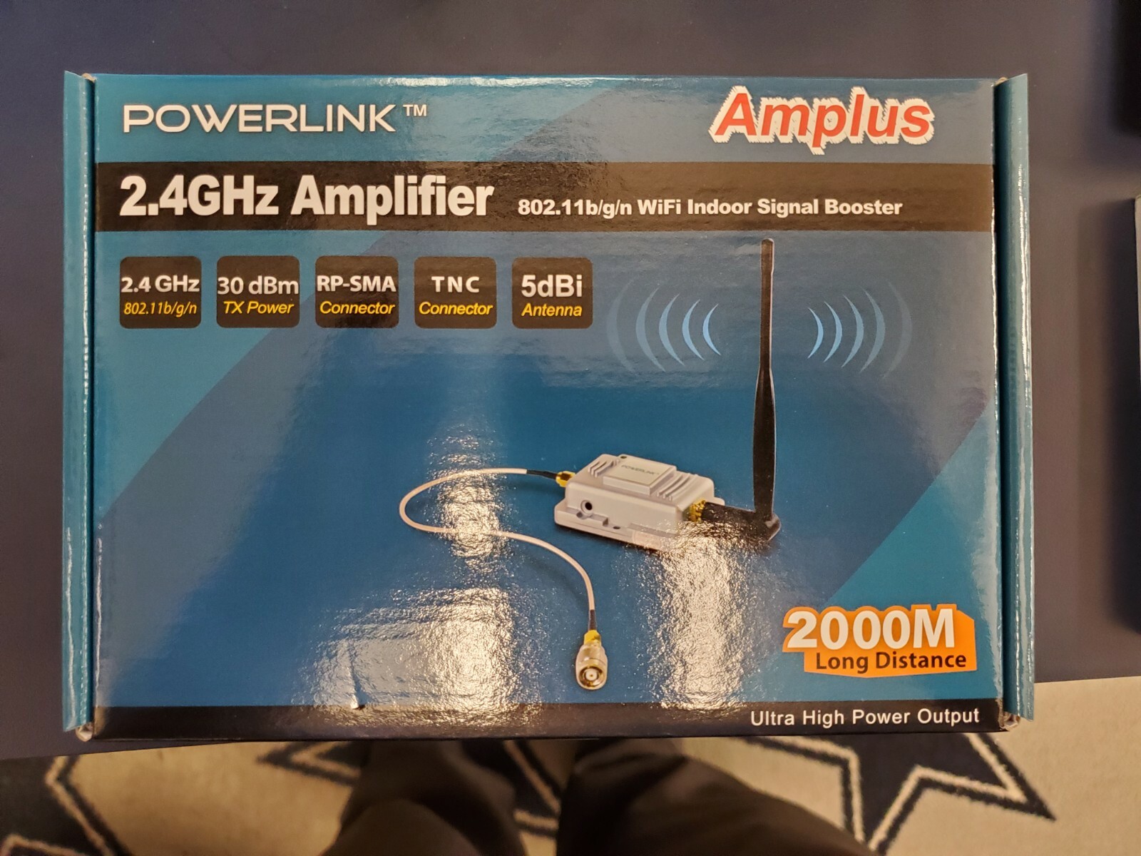 PowerLink 1W 30dBm 2.4 GHz 802.11 b/g/n Signal Amplifier