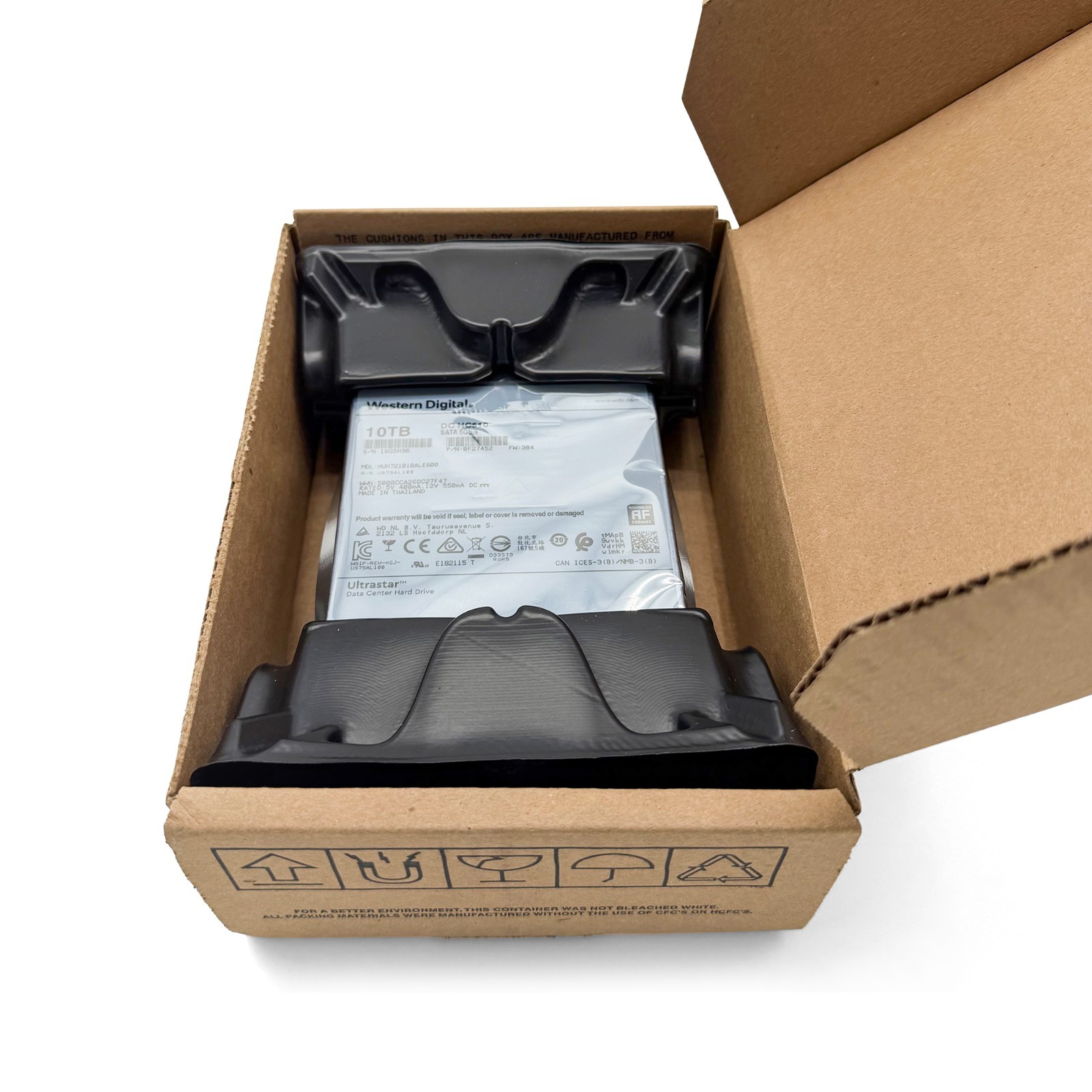 WESTERN DIGITAL 10TB 3.5″ SATA HDD HUH721010ALE600 7200RPM INTERNAL HARD DRIVE