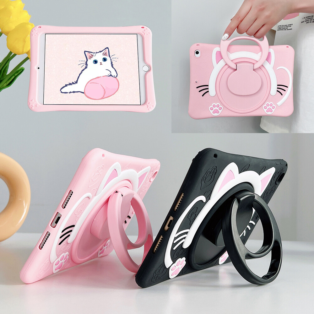 For iPad 5th 6th Generation 9.7″ iPad 10th Gen 10.9″ Kids Rotating Stand Case