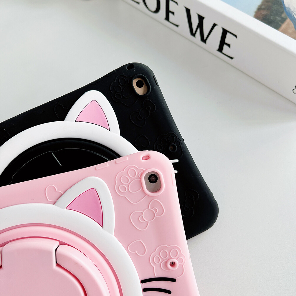 For iPad 5th 6th Generation 9.7″ iPad 10th Gen 10.9″ Kids Rotating Stand Case