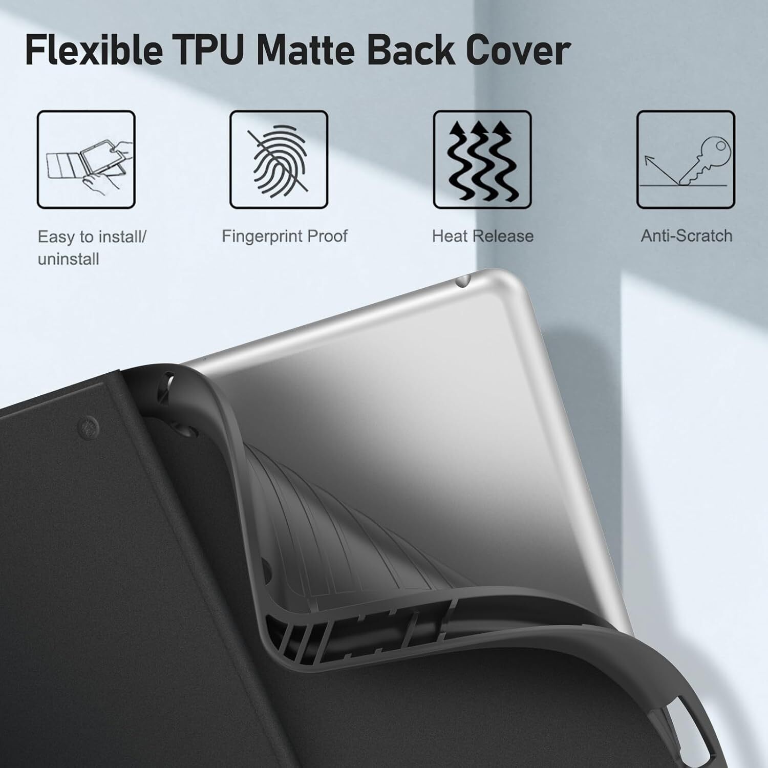 Backlit Keyboard Case For iPad 9th /8th /7th (2021/2020/2019) 10.2 Inch Cover