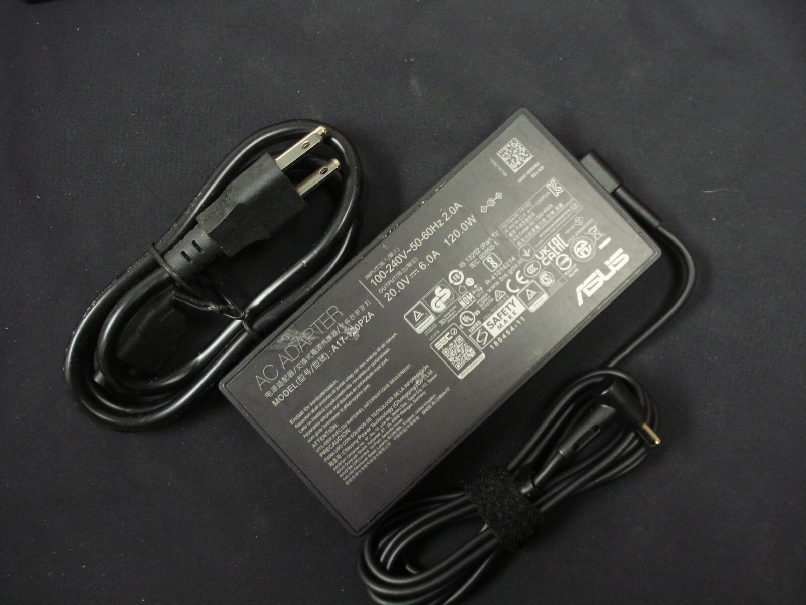 Genuine OEM 120W 20V 6A 4.5mm A17-120P2A ADP-120VH B Asus Charger AC Adapter