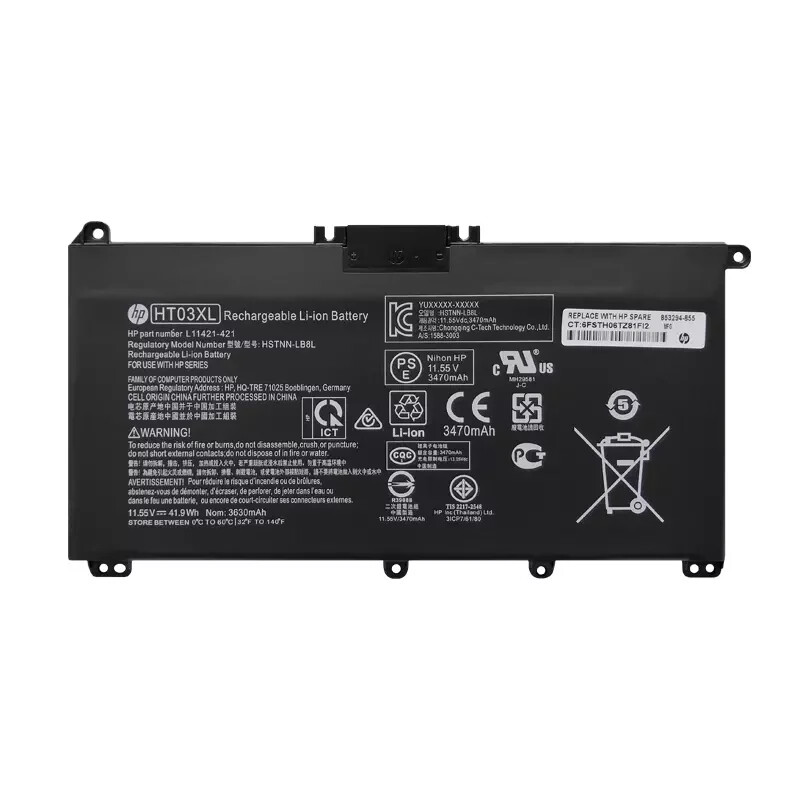 Genuine OEM HT03XL Battery for HP Pavilion L11421-2C2 L11119-855 15-CS 15-DA New