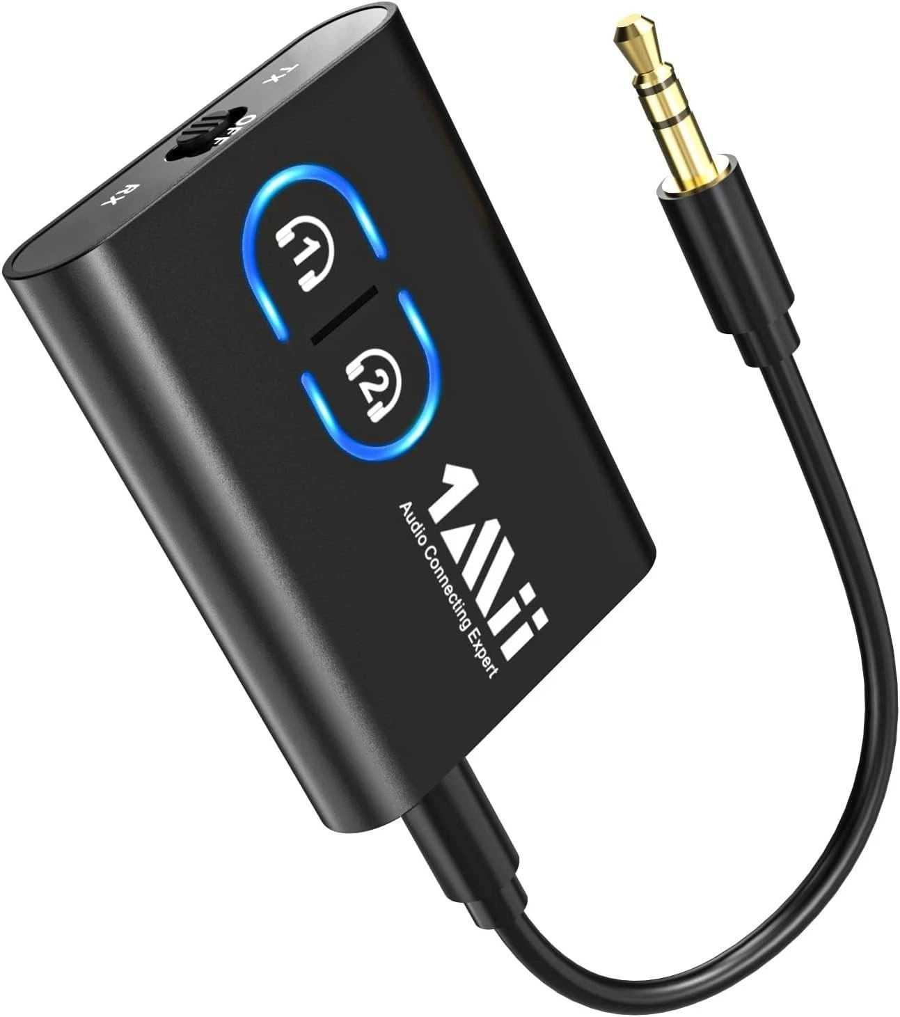 1Mii ML300 Bluetooth 5.3 Transmitter Receiver AptX Low Latency for TV Stereo