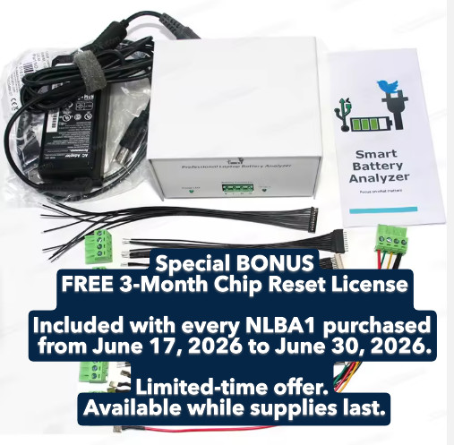 NLBA1 Special BONUS – Free 3-month Chip Reset License from Now to June 30, 2026