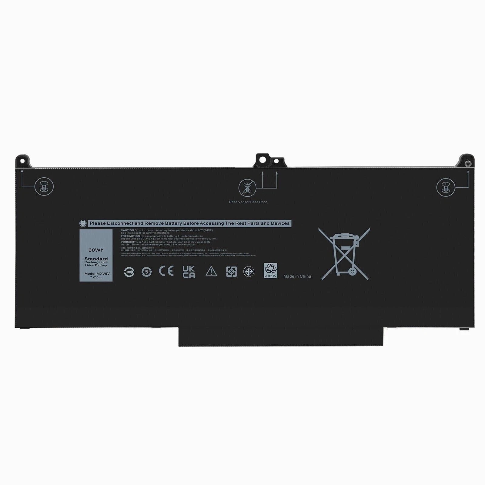 ✅MXV9V Battery For Dell Latitude 5300 5310(2-in-1 )7300 7400 5VC2M 829MX 60Wh US