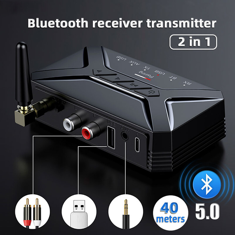 Long Range Bluetooth Transmitter Receiver Wireless Home Car Stereo Audio Adapter