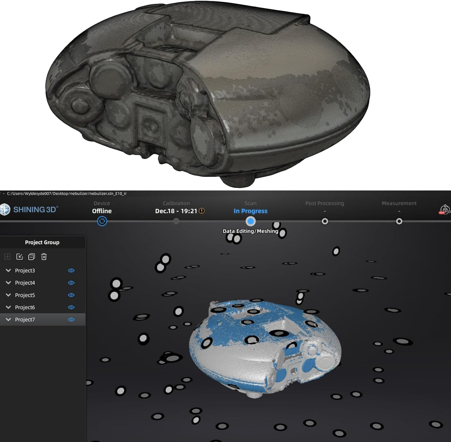 3D Scanning Dots,Scanning Markers,Tracking Dots for 3D Scanning,High Reflective