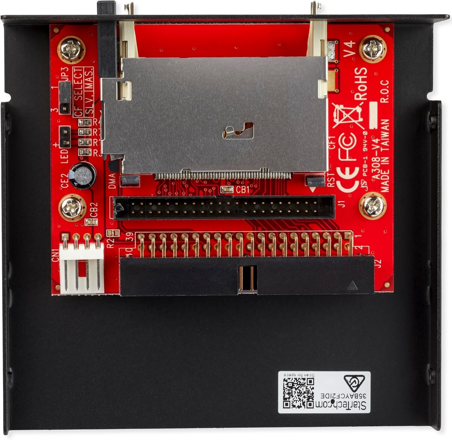 StarTech.com 3.5in Drive Bay IDE to Single CF SSD Adapter Card Reader