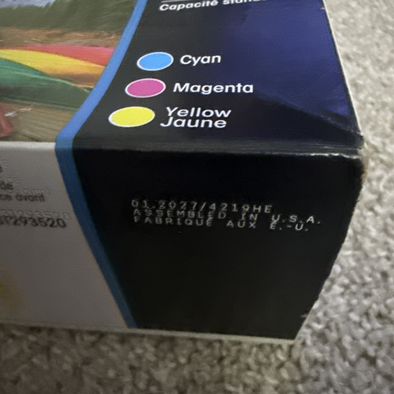 Genuine Epson 220 Color Cyan Yellow Magenta & Black Ink Cartridges Exp 01/27 NIB