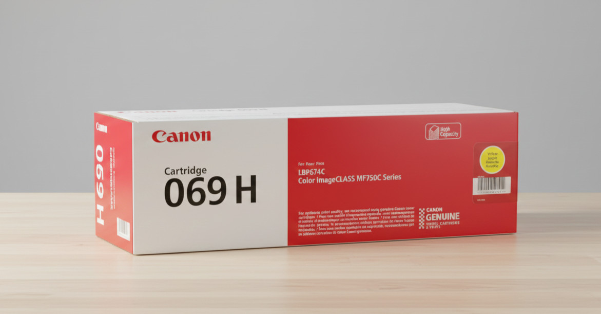 ✅ Genuine Canon 069H CMYK Toner Set – High Yield Original Cartridges