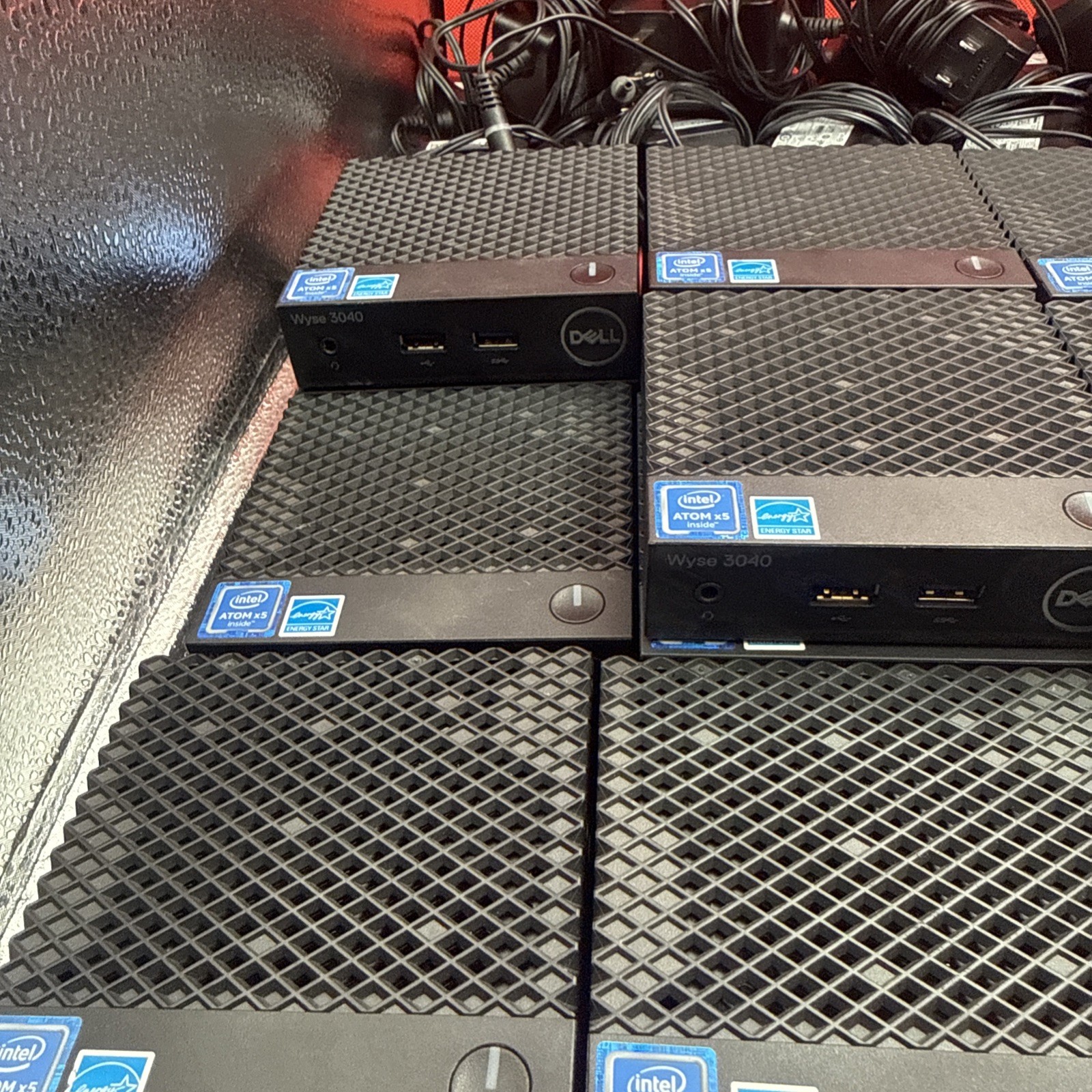 Lot Of 23 Dell WYSE 3040 N10D Atom X5-Z8350 2GB RAM 8GB SSD W/20 Adapter No Os